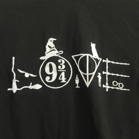 Harry Potter love T-shirt size large - Picture 2 of 3